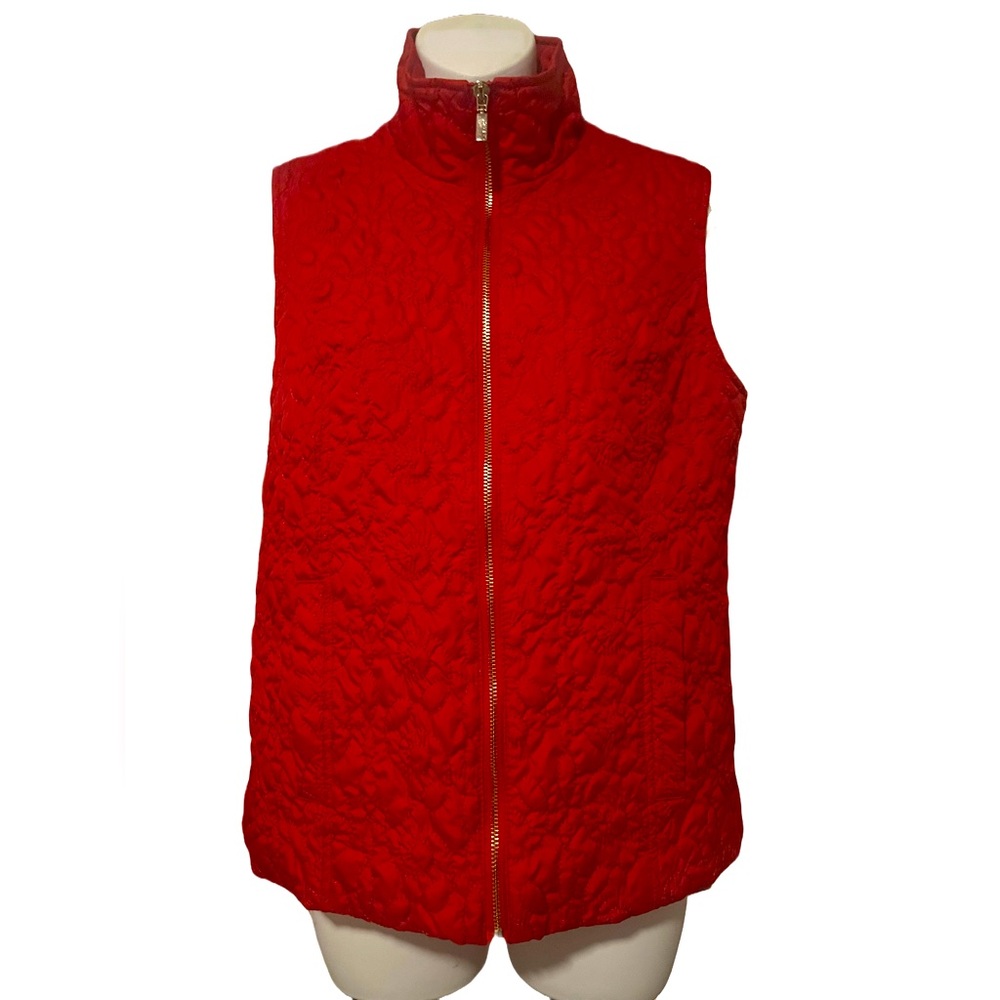 Nine West red vest